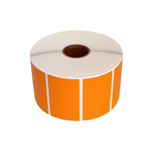 Zebra oranž ühilduvad sildid, 57 x 32mm, 1500 silti