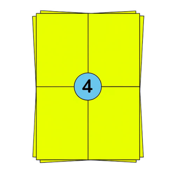 A4 kleebis lehte